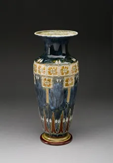 Faience Gallery: Vase, England, 1893. Creator: Royal Doulton