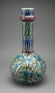 Faience Gallery: Vase, England, c. 1885. Creator: William de Morgan