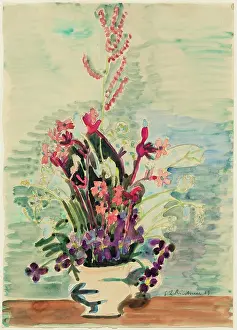 Vase of Flowers, 1929. Creator: Ernst Kirchner