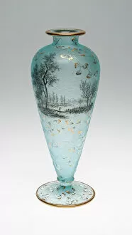 Fallen Gallery: Vase, France, c. 1895. Creator: Daum Frères, Nancy