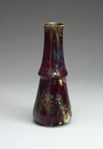 Glazed Stoneware Prints: Vase, France, c. 1900. Creator: Pierre-Adrien Dalpayrat
