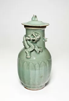 Celadon Gallery: Vase with Lizard, Song dynasty (960-1279). Creator: Unknown