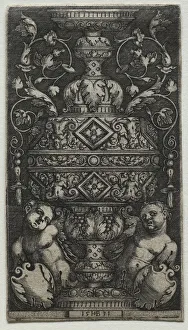 Vase Orne dEnfans, 1531. Creator: Hans Sebald Beham (German, 1500-1550)
