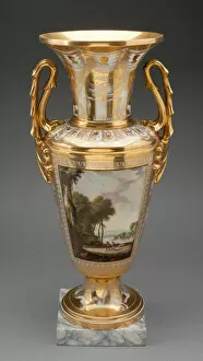 Vase, Paris, c. 1810. Creator: Neppel Porcelain Factory