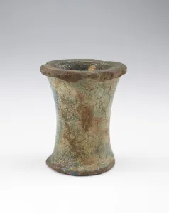 Glazed Clay Prints: Vase, Possibly Late Period, 712-332 BCE. Creator: Unknown