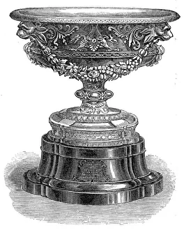 C F Hancock Prints: Vase presented to Lieutenant-Colonel Hamilton