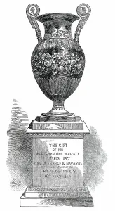 Louis Xviii Prints: Vase presented by Louis XVIII. to the late Marquis of Londonderry, 1850. Creator: Unknown