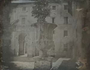 Girault De Prangey Philibert Joseph Gallery: Vase, Santa Cecilia in Trastevere, Rome, 1842. Creator: Joseph Philibert Girault De