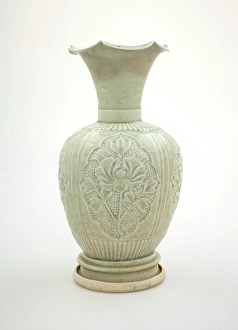 Intricately Prints: Vase with scalloped mouth, 1279-1368. Creator: Unknown