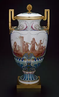 Centaur Gallery: Vase, Sevres, 1859 / 60. Creators: Sevres Porcelain Manufactory, Emile Renaud