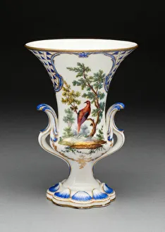 Sevres Prints: Vase, Sevres, c. 1760. Creators: Sevres Porcelain Manufactory