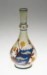 Silesia Prints: Vase, Silesia, c. 1899. Creators: Fritz Heckert Glass Refinery and Glassworks, Otto Thamm
