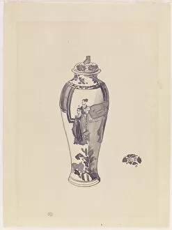 Vase with slightly bulging body, 1876-1878. Creator: James Abbott McNeill Whistler
