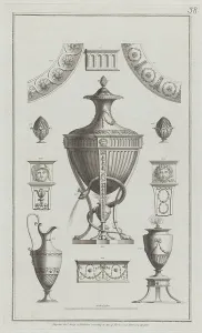 Tripod Prints: Vases and Ornament Designs, nos
