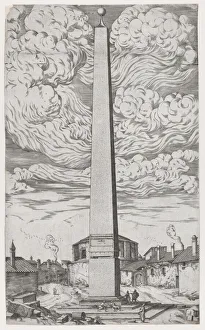 Street Scene Collection: The Vatican Obelisk, 16th century. 16th century. Creator: Anon