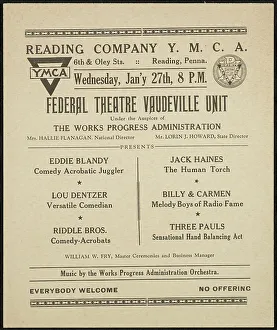 Vaudeville Unit, Reading, PA, [193-]. Creator: Unknown