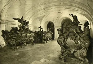 Crypt Prints: Vault of the Hapsburgs in the Capuchin Church, Vienna, Austria, c1935. Creator: Unknown