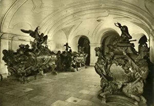 Crypt Gallery: Vault of the Hapsburgs in the Capuchin Church, Vienna, Austria, c1935. Creator: Unknown