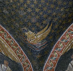 Vault mosaic from the Mausoleum of Galla Placida, 5th century Vault mosaic from the Mausoleum of Galla Placida, 5th century