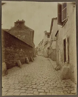 Atget Jean Eugene Auguste Prints: Vauvert Vieille Rue, France, c1901. Creator: Eugene Atget