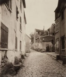 Atget Jean Eugene Auguste Prints: Vauvet Vieille Rue, France, c1901. Creator: Eugene Atget
