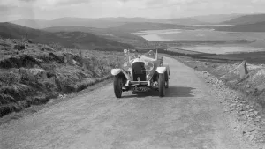 Moorland Collection: Vauxhall 30 / 98 of G Warburton competing in the RSAC Scottish Rally, 1934. Artist: Bill Brunell