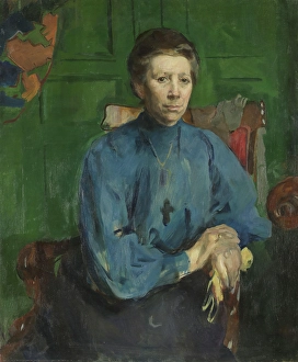 Backer Harriet Prints: Vedastine Aubert, c1910. Creator: Harriet Backer