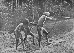 Veddahs or Wild Men, c1890, (1910). Artist: Alfred William Amandus Plate