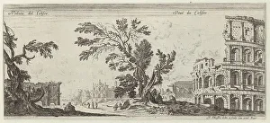 Silvestre Israel Prints: Veduta dei Coliseo, 1640-1660. Creator: Israel Silvestre