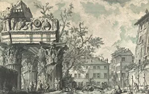 Veduta del Tempio di Giove Tonante, 1740s-60s. Creator: Giovanni Battista Piranesi