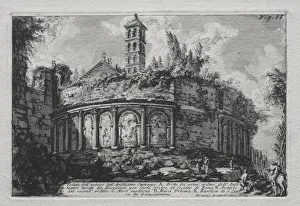 Veduta dellavanzo dellAnfiteatro Castranse. Creator: Giovanni Battista Piranesi (Italian