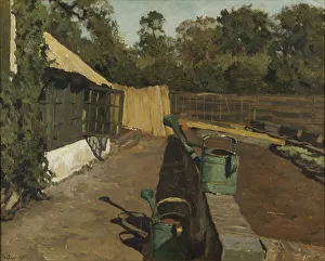 Tholen Prints: Vegetable Garden at Ewijkshoeve, 1895. Creator: Tholen, Willem Bastiaan (1860-1931)