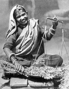 Images Dated 6th November 2007: Vegetable seller, Jaipur, India, 1936