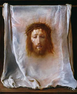 Domenico Fetti Genovese Prints: The Veil of Veronica, c. 1618 / 1622. Creator: Domenico Fetti
