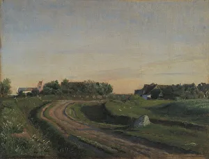 Curved Prints: Vejby with the Church seen from the North