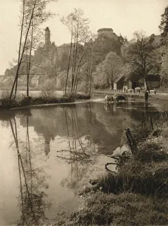 Pegnitz Prints: Veldenstein Castle on the Pegnitz, 1931. Artist: Kurt Hielscher