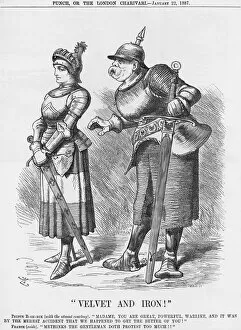 Bismarck Collection: Velvet and Iron!, 1887. Artist: Joseph Swain