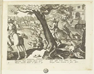 Deer Hunting Prints: Venationes ferarum, avium, piscium (Hunts of wild animals)