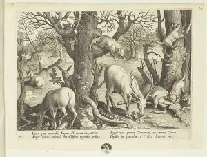 1590s Prints: Venationes ferarum, avium, piscium (Hunts of wild animals)