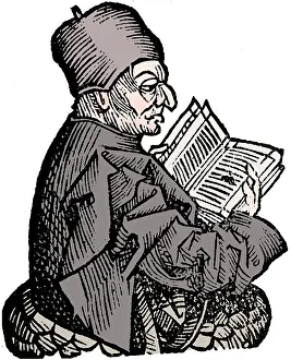 The Venerable Bede (c673-735), Anglo-Saxon theologian, scholar and historian, 1493