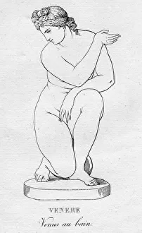 Pius Vi Prints: Venere (Venus au bain), c1850