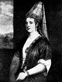 Da Cadore Prints: Venetian Art at the New Gallery: Portrait of Caterina Cornaro