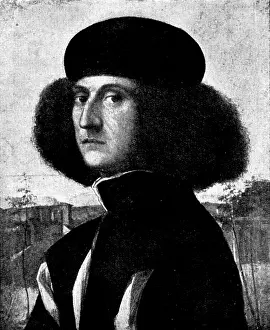 Venetian Art at the New Gallery: Portrait of a Man - by Giovanni Bellini, 1895. Creator: Unknown