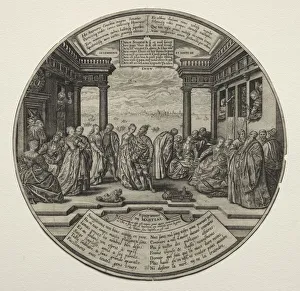 The Venetian Ball. Creator: Theodor de Bry (Flemish, 1528-1598)