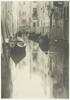 A Venetian Canal, 1894, printed 1897. Creator: Alfred Stieglitz