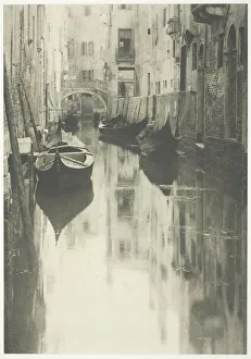 A Venetian Canal, 1894, printed 1897. Creator: Alfred Stieglitz A Venetian Canal, 1894, printed 1897. Creator: Alfred Stieglitz