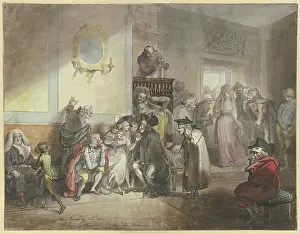 Academic Prints: Venetian casino, 18th century. Creator: Johann Heinrich Ramberg