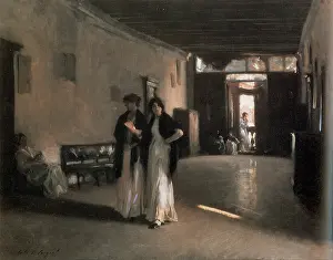 Sargent Prints: Venetian Interior, c1881-1882. Creator: Sargent, John Singer (1856-1925)