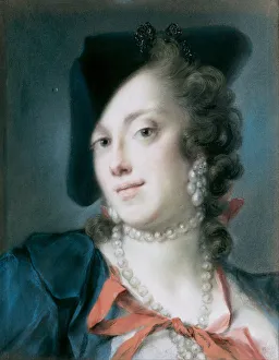 Rosalba Giovanna 1657 1757 Prints: A Venetian Lady from the House of Barbarigo (Caterina Sagredo Barbarigo)