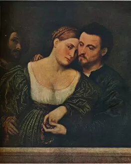 C Reginald Grundy Collection: The Venetian Lovers, 1525-1530, (1930). Creator: Paris Bordone